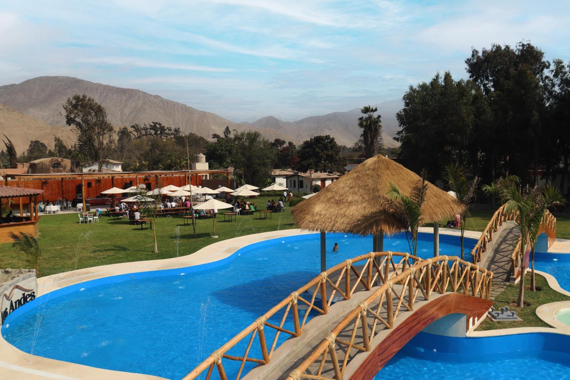 Los Andes - Restaurant & Bungalows Cieneguilla Exterior foto