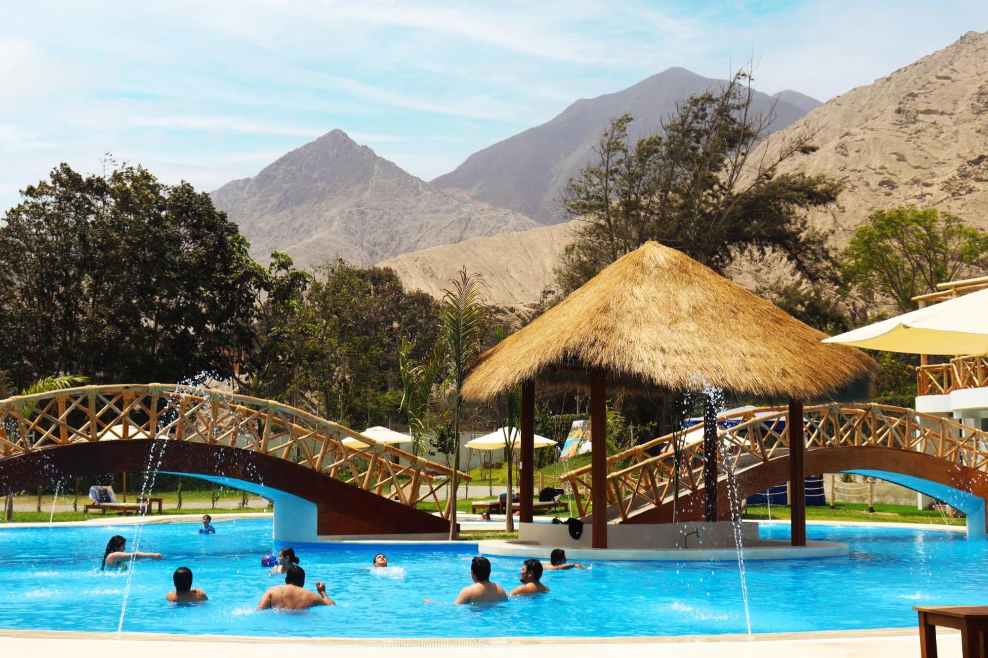 Los Andes - Restaurant & Bungalows Cieneguilla Exterior foto